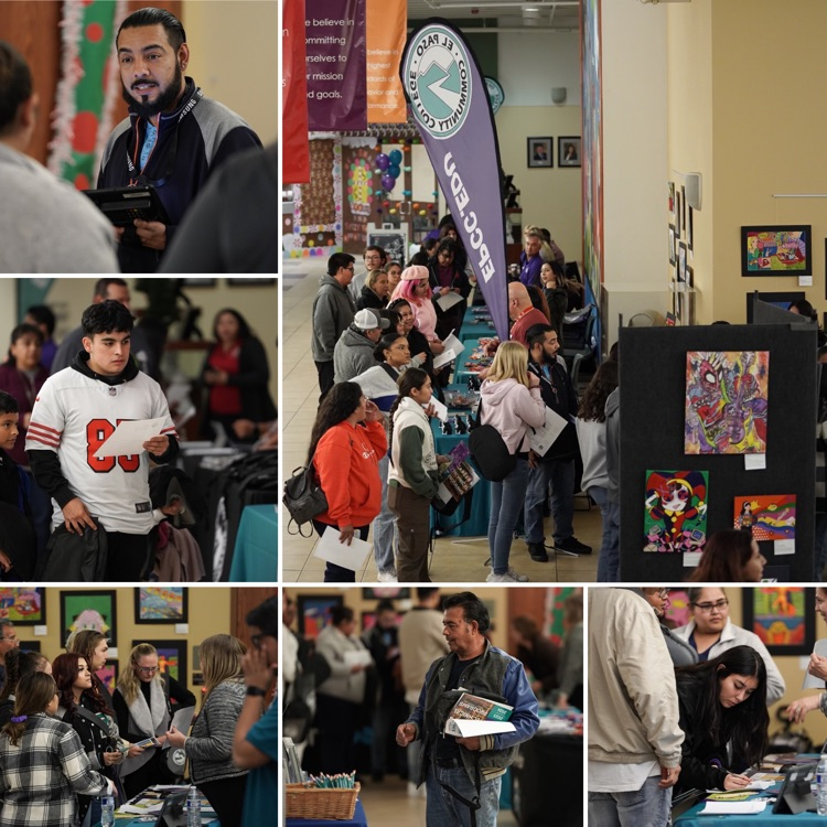 #TeamSISD middle/high school students, parents had a great evening learning about El Paso Community College at the EPCC Round Up. Thank you @EPCCNews for the partnership to help students connect with admissions experts, explore programs of study and learn how to enroll at EPCC.