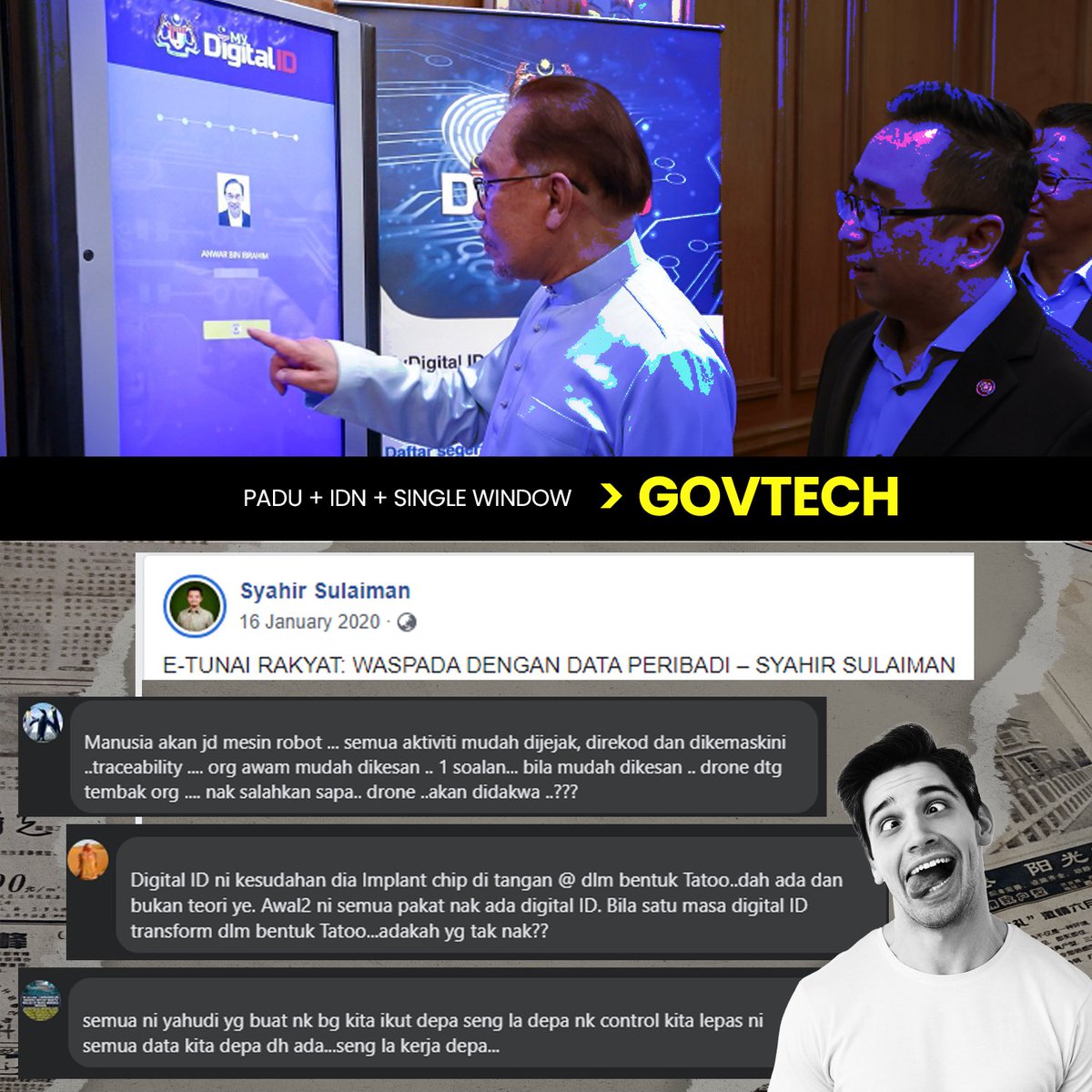 Minggu lepas, PMX lancarkan Identiti Digital Nasional (IDN). Mungkin ramai yang tertanya-tanya apa perlunya IDN sedangkan kita sudah ada Kad Pengenalan.

Kad Pengenalan adalah pengenalan dan pengesahan diri secara fizikal. Selaras dengan usaha kerajaan agar sebahagian besar