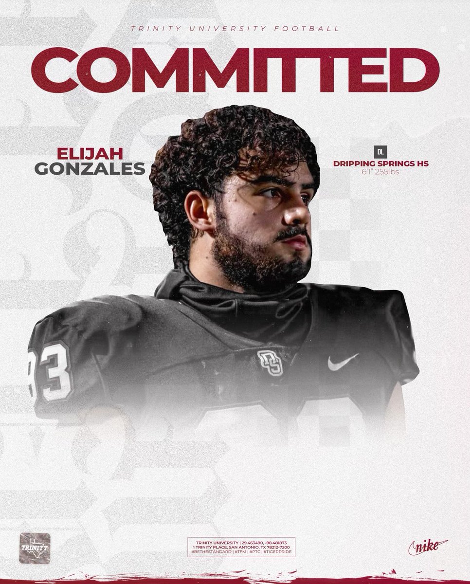 COMMITTED‼️<a href="/JerhemeUrban83/">Jerheme Urban</a> <a href="/CoachMichalak/">Coach Michalak</a> <a href="/CoachGezella/">Coach Gezella</a> <a href="/CoachGZimmerman/">Galen Zimmerman</a> <a href="/CoachStancik/">Coach Aaron Stancik</a> <a href="/delossae17/">Eric De Los Santos</a> <a href="/TUFootballTX/">Trinity University Football</a> <a href="/DripFB/">Dripping Springs HS Football</a> #BeTheStandard