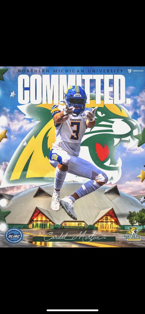 cardel_morton's tweet photo. Thankful for everyone that helped me through this journey! C O M M I T T E D 💛💚@NMU_CoachRich @ONLY1RIDDICK #agtg https://t.co/et5hAcMWDa