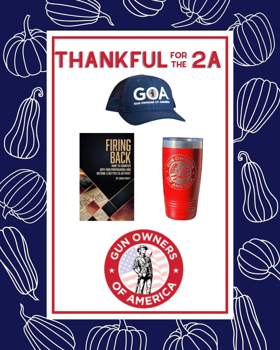 Only six days remain in GOA's Thankful, Grateful, & ARMED Sweepstakes:
  
- Tippmann M4-22 Elite GOA Edition 
 
- Vertx Gamut 
 
- Swampfox Liberator II 
 
- GOA Swag Bag 
  
Claim your FREE ENTRIES at the link in our bio and make sure you give our partners and supporters a