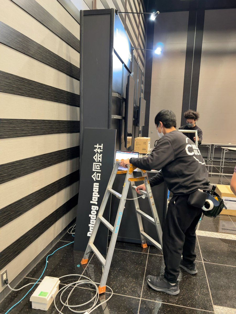 taiponrock's tweet image. エクスポホール準備中 👷
#GitHubUniverse #GitHubUniverseRecap #Datadog #GitHub