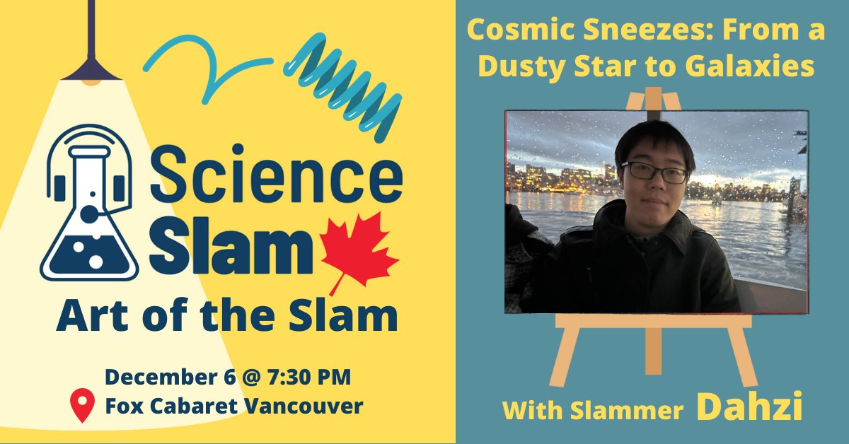 scislamCA's tweet photo. 🌌 Aaaaaacccchhoooooooo -  Ooooh, pretty! 🌌

Curious about how galaxies are formed? Come out to our Dec 6 show to hear @ZhouDazhi share the transformation of how dusty stars become galaxies. 

Get your tickets here: https://t.co/yeZwHFf7kr

#astronomy #scicom #science #galaxies https://t.co/hiq7kHuSnV