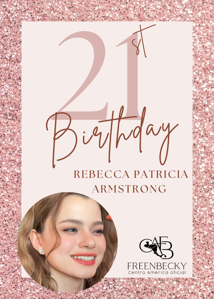 Eres luchadora, emprendedora, una excelente persona, gracias por ser ese ejemplo a seguir para muchas de nosotras!

Feliz cumpleaños Bec Bec 

COLOMBIA LOVES YOU BECKY
 #ColombiaWishesHBDBECKY

HAPPY REBECCA DAY
#HBD21stLovelyBecky