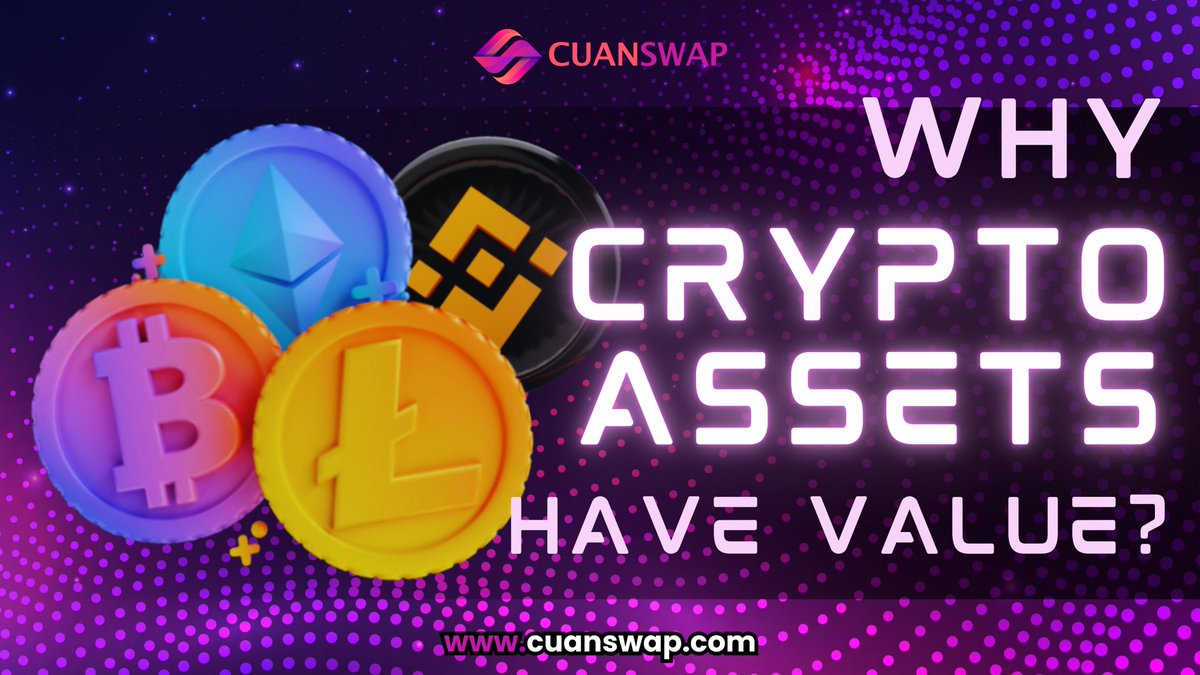 cuanswap_'s tweet photo. - Utility: Tied to blockchain, valuable in ecosystems.
- Scarcity: Limited supply boosts value; demand drives prices up. 
- Project Impact: Valuable if solving real-world issues.
- Tech: Blockchain provides transparency, decentralization. #CryptoProfits #CuanSwap #cryptocurrency https://t.co/IJVlDJnVcl