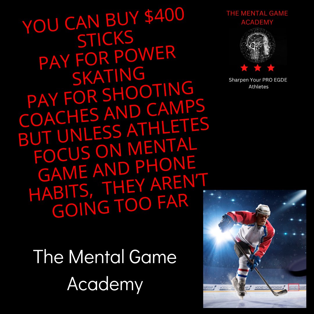 This Christmas give your athletes a healthy mental game so they can reach their goals in 2024. 'Our athletes are going D1 and thriving.... 
#hockey #hockeytraining #coaches #performance