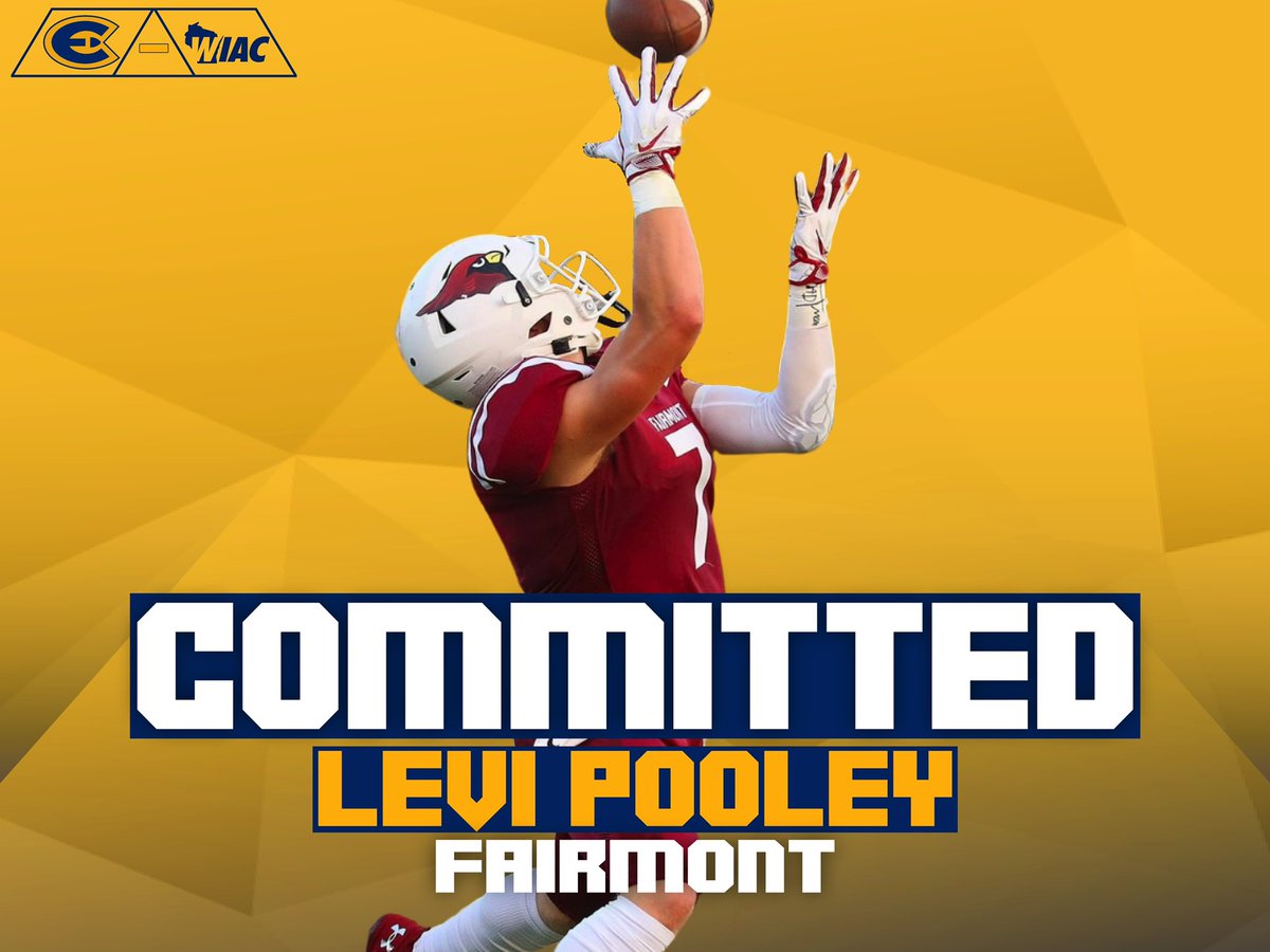 levipooley's tweet image. Excited to announce my commitment to @UWECFootball! I want to thank everyone who has supported me along the way! Thanks to all the coaches that have believed in me!! Thank you for this great opportunity @CoachDeavPuck @CoachBobDunnJr @CoachE_Blugolds @CoachGrayvold @FairmontFB