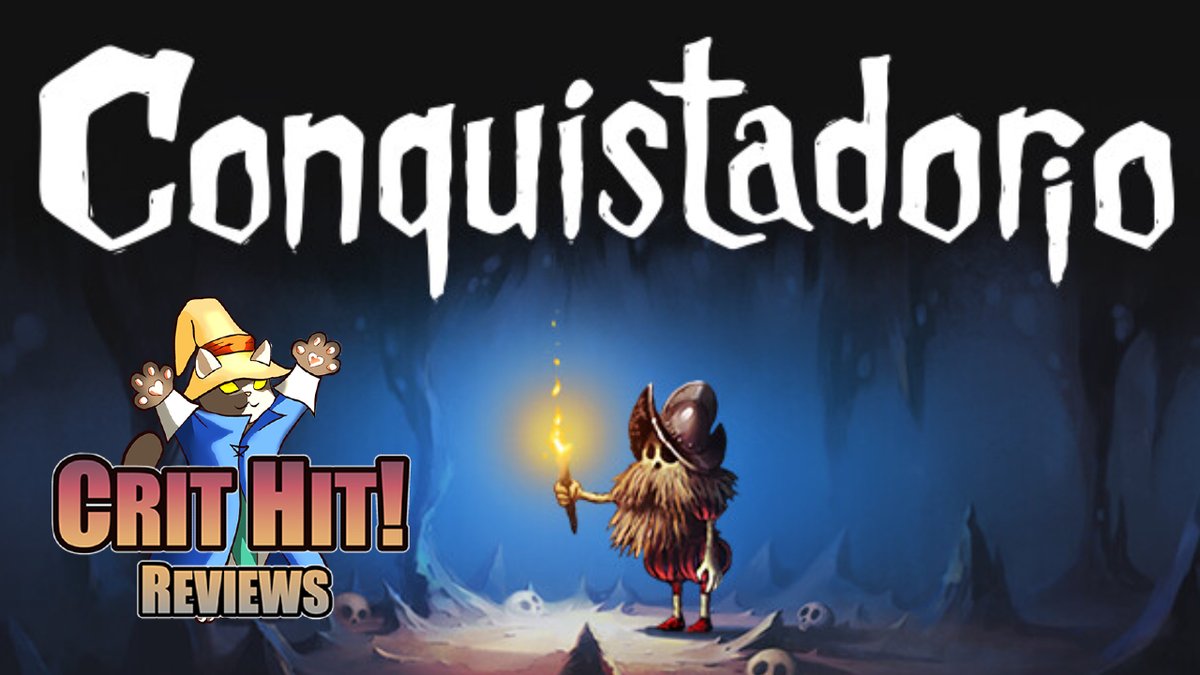 IndieArlyeon's tweet photo. Been quiet for a bit, but i finally managed to release a new #CritHitReview - specifically, i covered #IndieGameDev  Morion Studios' point and click Puzzler , Conquistadorio. You can check out this #indiegame review @ https://t.co/xk1aECCD1H https://t.co/STNd3nMaZ0