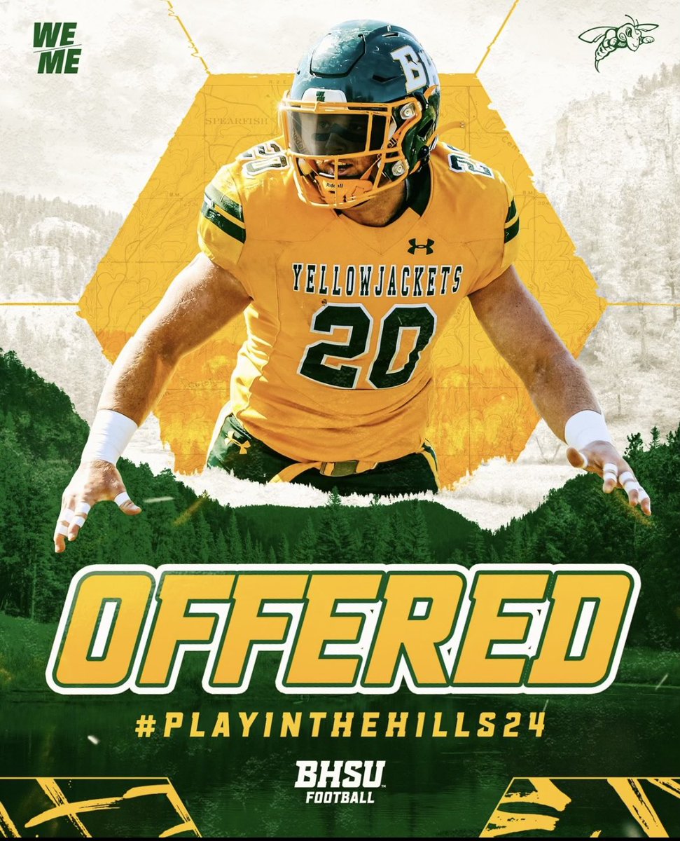 Blake Weslin (@blakeweslin) on Twitter photo After a great conversation with <a href="/CoachBHopkins/">Brendan Hopkins</a> I am excited to announce that I have earned an offer to play <a href="/BHSUFB/">BHSU Football</a>!!! Thank you to everybody that made this possible!! After a great conversation with <a href="/CoachBHopkins/">Brendan Hopkins</a> I am excited to announce that I have earned an offer to play <a href="/BHSUFB/">BHSU Football</a>!!! Thank you to everybody that made this possible!!