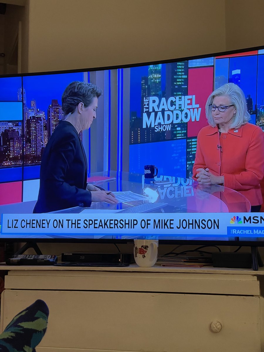 LeaKThompson's tweet photo. Wasn’t on my bingo card. @maddow @Liz_Cheney #trumpmustnotwin https://t.co/HSIt1dZJdo