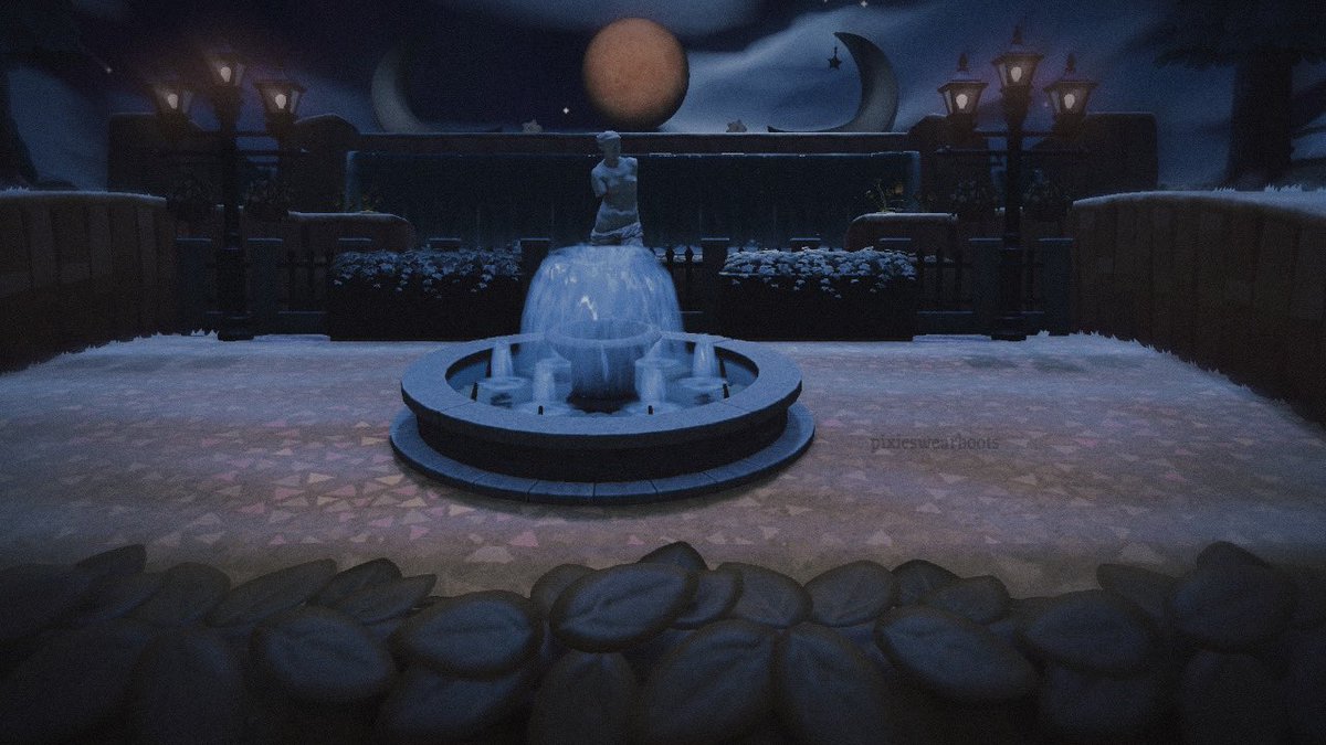 pixieisnthere's tweet photo. POV: You found the hidden moon garden and decide to spark up there 🫢✨ #ACNH https://t.co/q1oixpZBYS