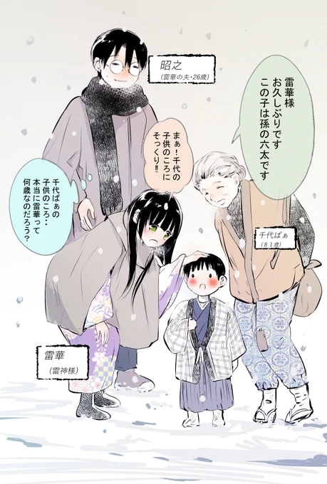 プロポーズした人が天候を司る雷神様だった～結婚後～