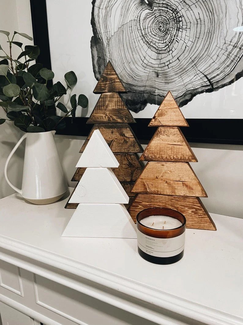 IDesign2090's tweet photo. I love how my new decorative wooden trees look on my dresser! Keep getting your decorations up🎄 https://t.co/DCxbA3fu7I