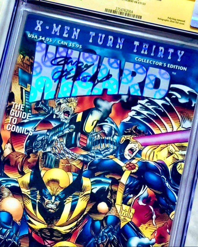 When #AndyKubert signs your 30th Anniversary #WizardMagazine (Published August 1993) and then @CGCComics grades it, there you have the makings for a great piece of comic-book history!

The 90’s were THE BEST era for the #XMEN Debate me…😏