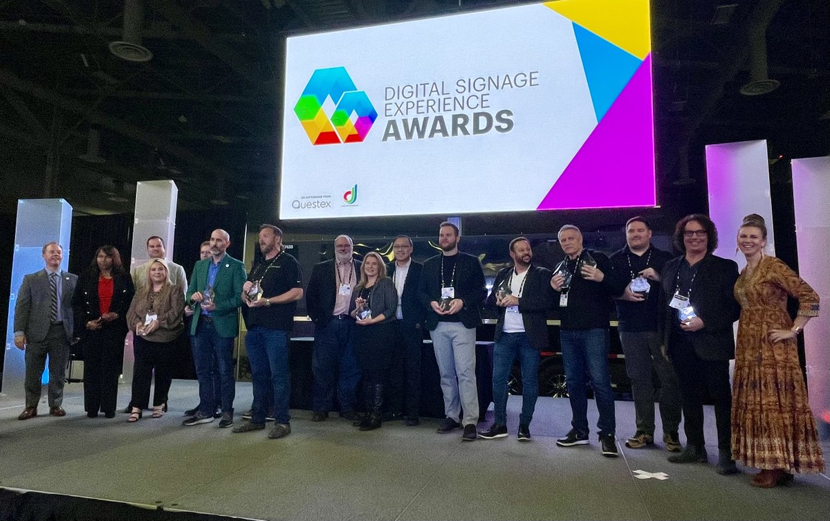 Congratulations to the 2023 Digital Signage Experience (DIZZIE) Award Winners! digitalsignageexperience.com/digitalsignage…

#DSE2023 #DigitalSignageExperience #digitalsignagesolutions