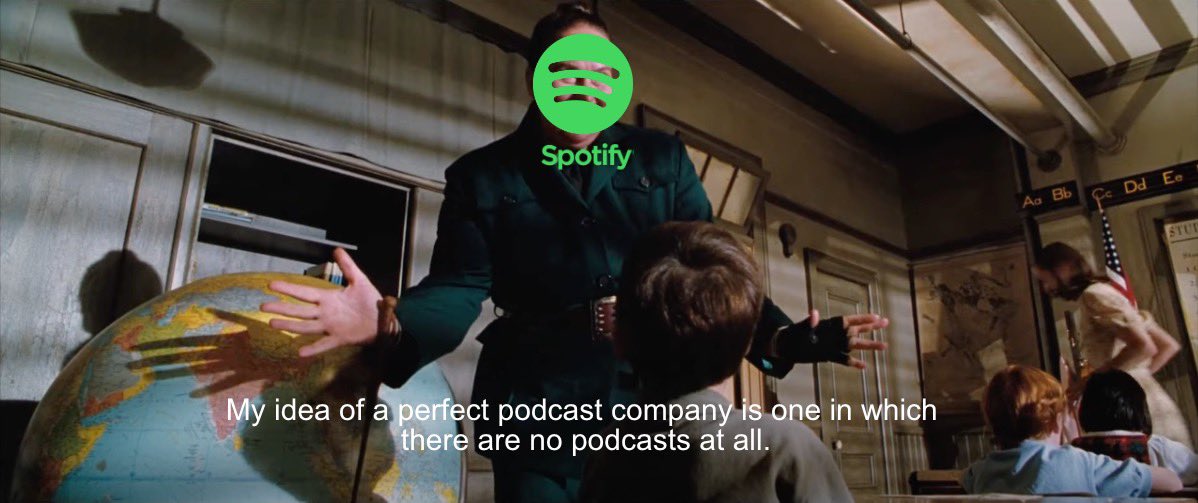 Is Spotify the Miss Trunchbull of podcasting?