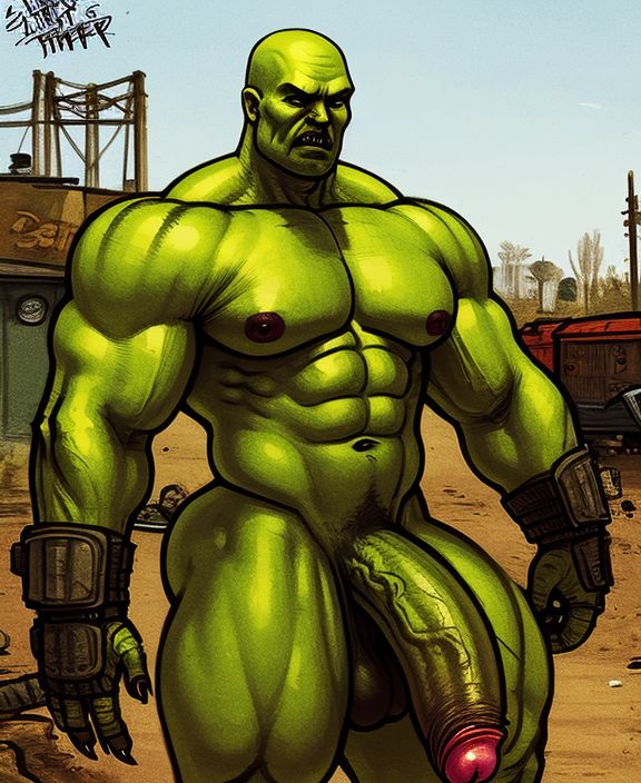 mutiecamp's tweet photo. Species: Super mutants and Hounds 
Genders: male (futa optional)
Stats:
100% dom 
Cocks=huge and unwashed
Limitless
Aggressive
Nuts=heavy
Heights=varies
Sexuality=hole equals goal

A group of angry horny super mutants ready to improve their numbers through breeding wastelanders https://t.co/WAWe3hW5lD