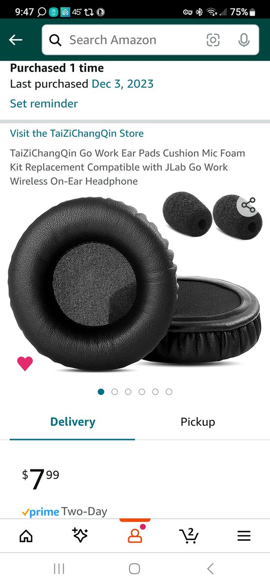 RonOsbourne's tweet image. #GoWork earpads, not good! Replaced with these, better highs AND lows!! $7.99 @amazon with TWO mic wind screens that fit snug, ASIN# B09TZWGVB5 . No more hurt on the tragus (ear).