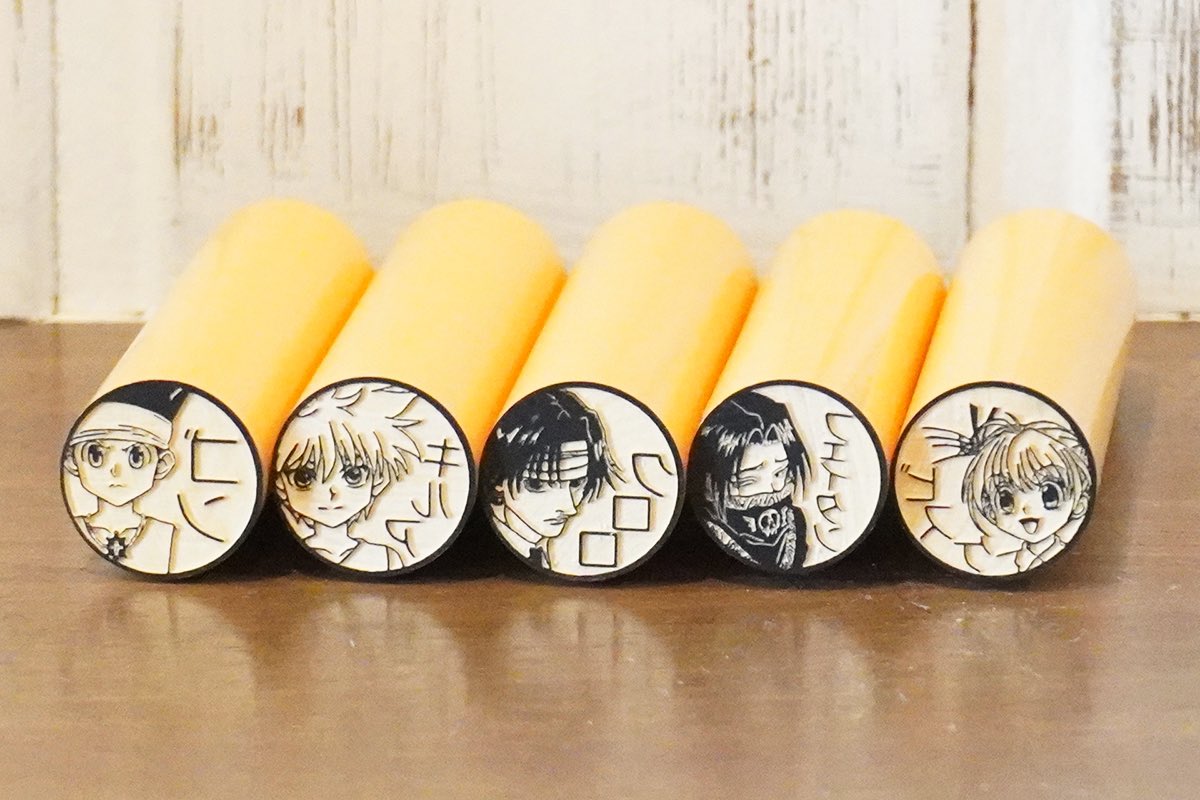 新着グッズ】 『HUNTER×HUNTER はんこコレクション』第二弾 ご好評