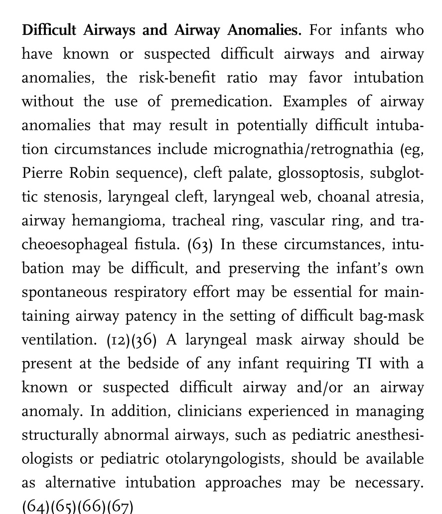 @draloksharma74 Sir, Neoreviews December edition says ,
Risk benefit ratio favours intubation without premedication in case of Difficult airways