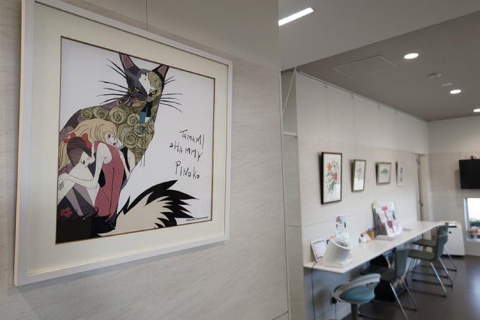 こちら『JACKN  KICHIMUSHI』 にてお迎えいただきました。 作品『Blackjack Tails』  こちら静岡県、医院様にて。  お写真いただきました✨ すごく素敵に展示していただいています✨  本当に光栄で感謝でございます🙏 ありがとうございます✨