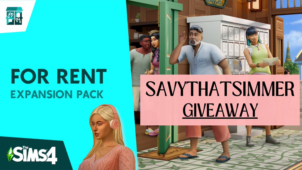 savythatsimmer's tweet image. 💗Giveaway💗Huge thank you to the #EACreatorNetwork I have 1 For Rent code (PC) to give away! 

To Enter: Fill out this short form
docs.google.com/forms/d/e/1FAI…

Ends December 7th @ 12 AM PST! The winner will have 24 hours to claim the code or a new winner will be drawn #SponsoredbyEA
