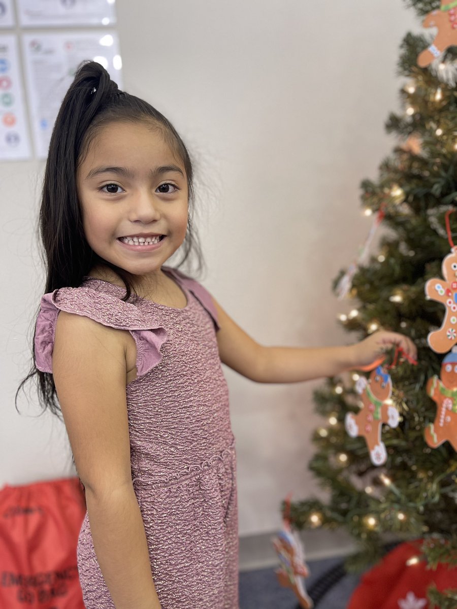 One of my favorite traditions of our library. Kinder reads Gingerbread Loose at Christmas, goes on a scavenger hunt and ends up decorating our tree. #Finchfalcons #wearemckinney #everystudenteveryday