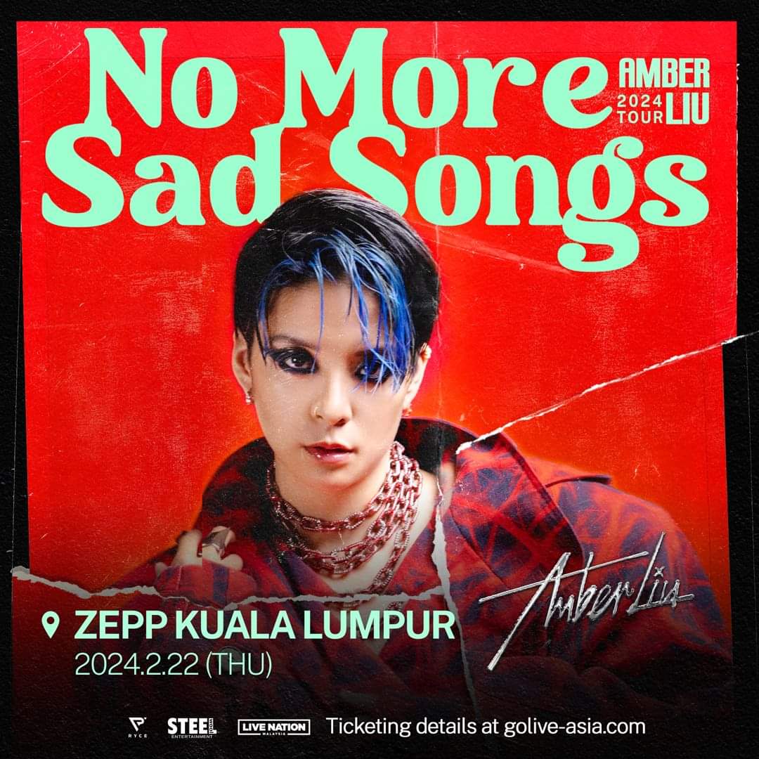 Amber Liu No More Sad Songs Tour 2024 Kuala Lumpur (Tickets)