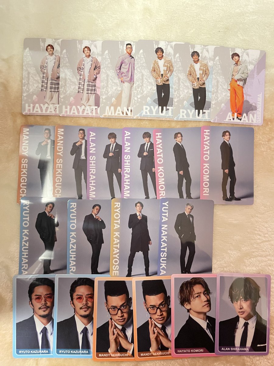 yukamaru_reo's tweet photo. GENERATIONS GENE HMV ローソン
LAWSON ウエハース ジェネ

譲) 白濱亜嵐 片寄涼太 数原龍友 小森隼
      関口メンディー 中務裕太 集合

譲) 佐野玲於 集合
※基本同種優先です!

交換可能な方はRT後に写真付きでリプお願いします!
急なDM❌ https://t.co/cMJzAMCYj1