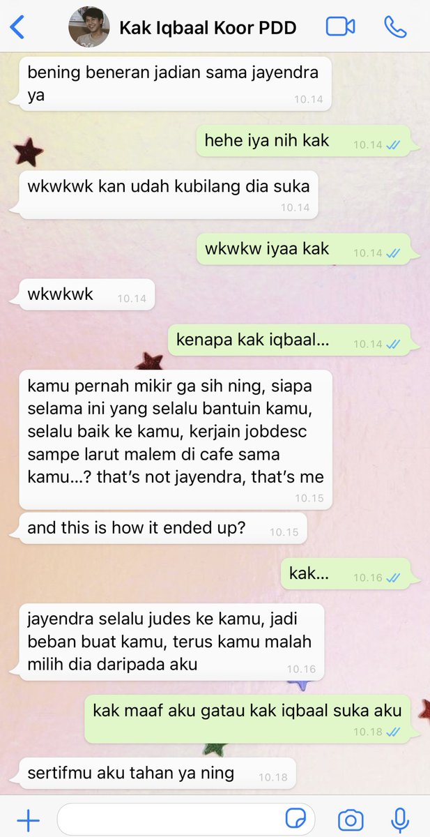 pomegranaute's tweet image. alternative ending mirror mirror on the wall
——
angrybao ft. iqbaal one tweet au