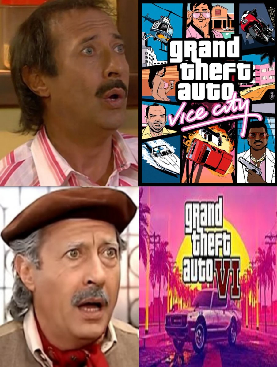El GTA vice city fue mi infancia / el GTA 6 mi adultez. Como pasan los años