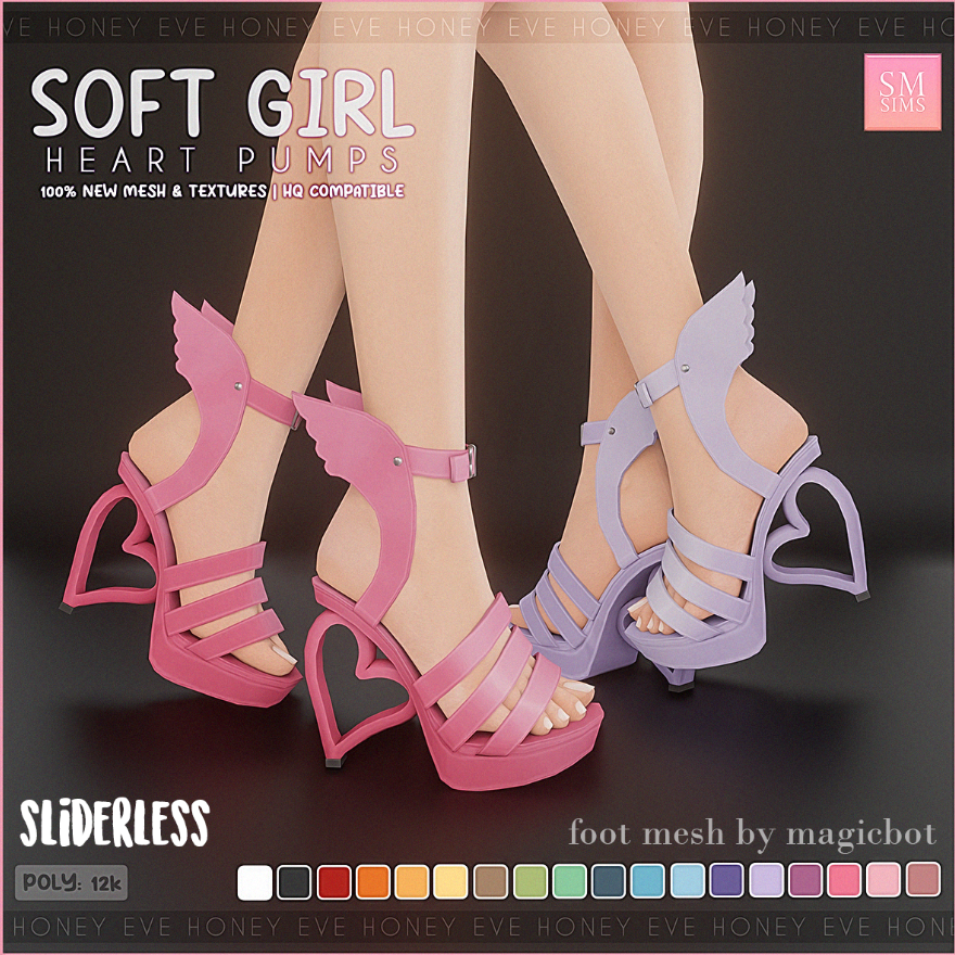 SnootysimsO's tweet image. Daily FREE CC finds! ♡
—  Soft Girl - Heart Pumps by SM Sims

Featured Here &amp;amp; DL ⬇️
snootysims.com/mods/soft-girl…

#snootysims #thesims4 #sims4 #ts4 #sims4cc #ts4cc #sims4ccfinds #ts4ccfinds #sims4downloads