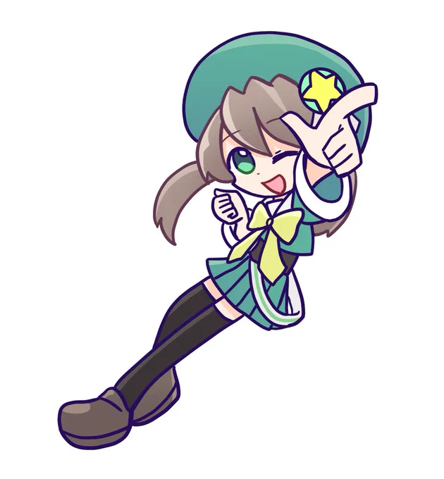 本日のVtuberさん ぷよぷよ風イラスト化企画 らむねさんです! 