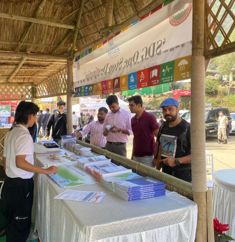 Glimpses of #Day4 at the 'SDG One Stop Destination' #HornbillFestival2023. Come and enjoy games, quizzes and much more while learning about the #NagalandForSDGs. Participants stand a chance to win sustainable goodie bags. @MyGovNagaland @dipr_nagaland @tourismdeptgon @Nayanask