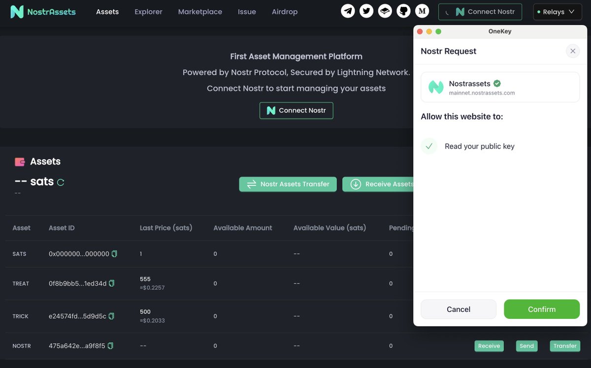 🎄Onekey的福利又来啦！

🎁老板<a href="/OneKeyHQ/">OneKey</a> 圣诞节赞助三台 onekey mini抽奖

顺便介绍一下，OneKey 4.17 支持 Nostr 协议，现可用 OneKey 的 Nostr + Lightning 玩赚NostrAssets 
对比Alby，OneKey不需要邮箱，适合多号党

🔸关注
<a href="/OneKeyHQ/">OneKey</a>
<a href="/WWTLitee/">奶牛叔 MemeMax⚡️</a> 
🔸点赞转推
🔸圣诞节开奖

#Giveaways  #onekey