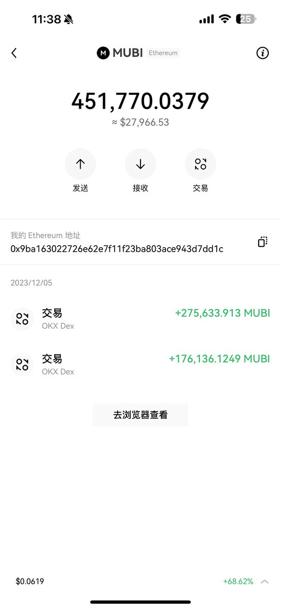 xiaomucrypto's tweet image. 买了祖传2.7万刀的mubi，13个eth的
1.比特币生态第一个跨链桥，可以让比特币上的资产跨到eth上释放流动性和资金。
2.比特币生态想玩出花样离不开这个mubi，金铲子还能挖其他比特币生态的币。
3.市值小到极点了对比eth生态，流通小的可怜。

bssb和mubi双螺旋，bssb昨天1刀现在1.8，…