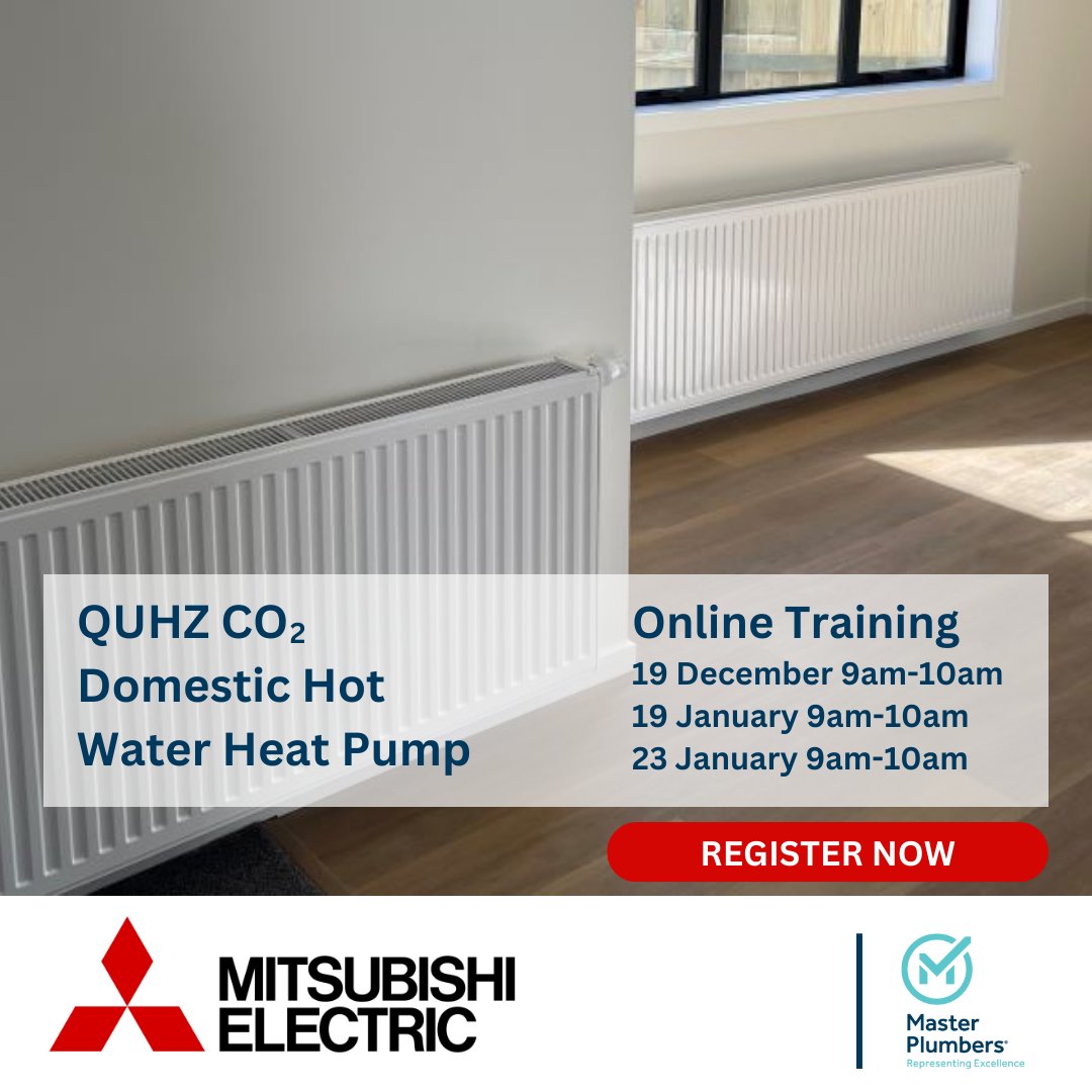 TRAINING - QUHZ  CO2 Domestic Hot Water Heat Pump Webinar

Register for FREE Now: bit.ly/46JNZnP

This 30-minute online presentation will explain how the QUHZ technology works, detailing the features and benefits of this system, and will conclude with a Q&amp;A session.