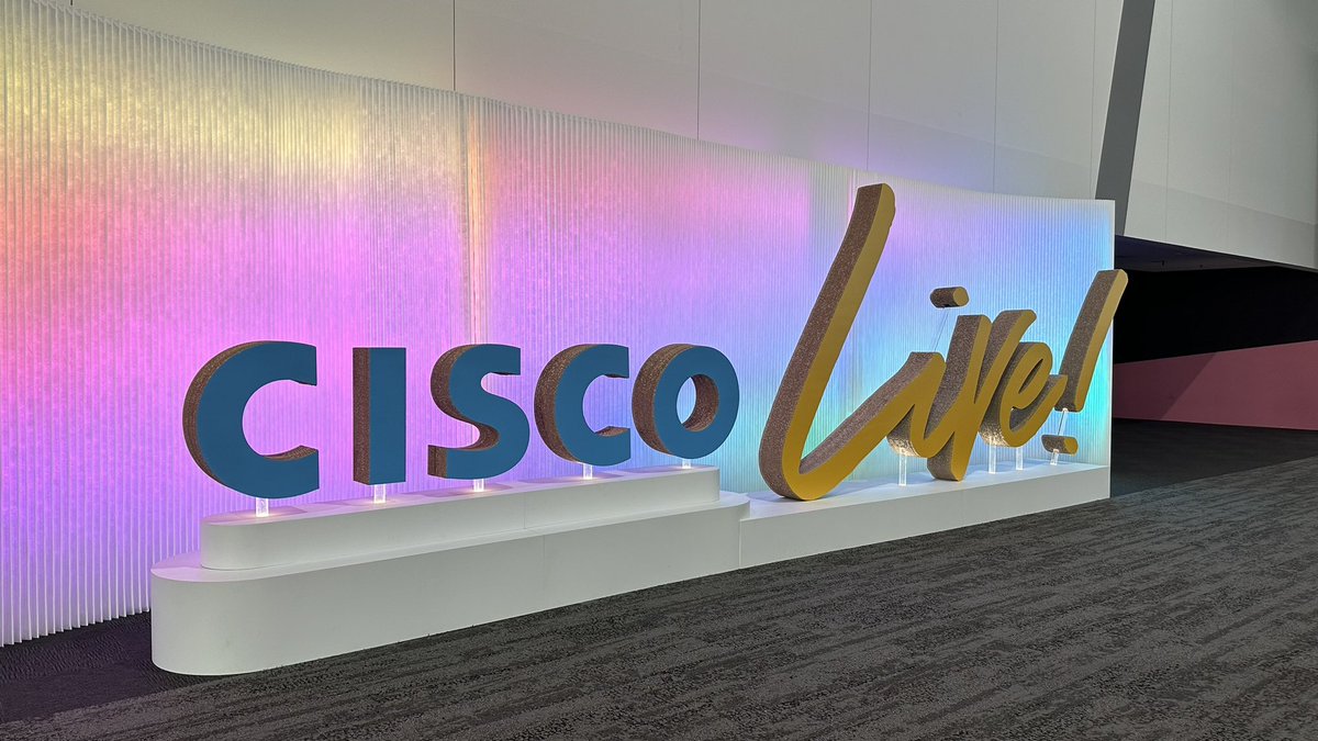 Very happy to be back at #CiscoLiveAPJC