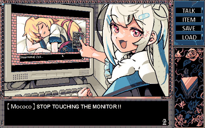 FUWACHAMA fanart (PC-98) - 16 color limit  #FWMCpix #はあとart