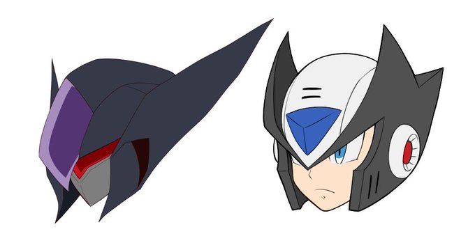 自分は子供の頃から画像左側のような「鋭角で目深なヒサシ」と「後ろに伸びたツノや耳のようなパーツ」と「頬当て」のある顔のロボが大好きなのですが、最近その原点が何なのか分かったような気がします。