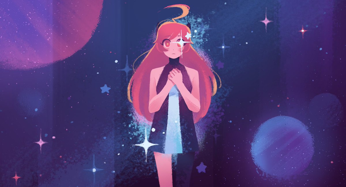 Crispy6usiness's tweet photo. aaaa it's out!! thank you for letting me draw a miki for the mv :^) https://t.co/APHsLfRZa2