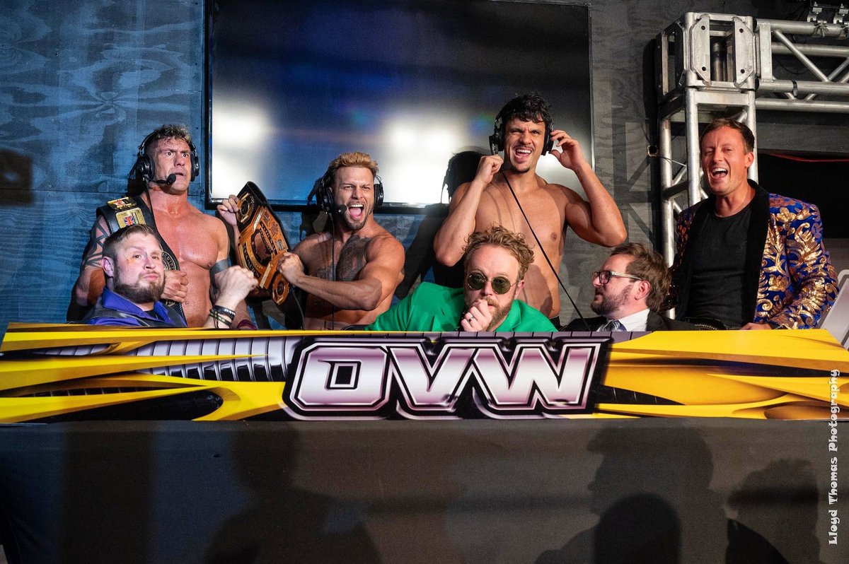 CertifiedLukeK's tweet photo. Certified and The Overmen: Architects of Success in OVW! 🏆 Their dominance isn't just a storyline, it's the pulse driving OVW's newfound glory. Witness the power shift and embrace the era of triumph! #OVW #CertifiedDominance #overMEN https://t.co/KlXtBjDgro