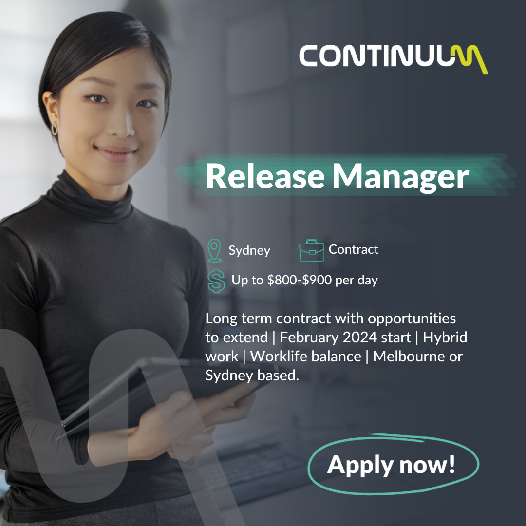 Continuum_aus's tweet image. We are seeking a Release Manager to lead the entire lifecycle of Release Management. 

Ready to redefine the release processes, optimise workflows, and automate tasks for top-quality releases? Apply now. 👇
ctmr.com.au/job-search/?ja…

#ReleaseManager #ProjectManagement #NowHiring