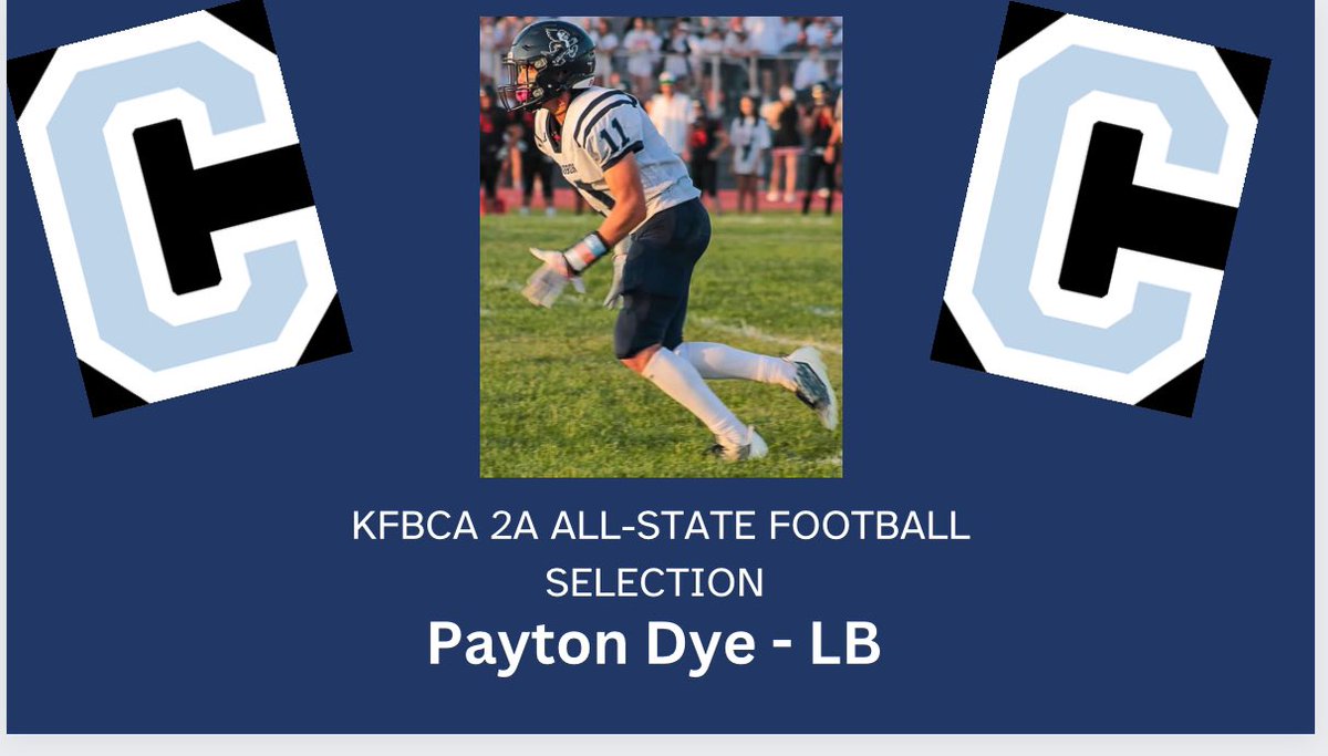 Congratulations to <a href="/paytondye11/">Payton Dye</a>! Well deserved and very proud of you!