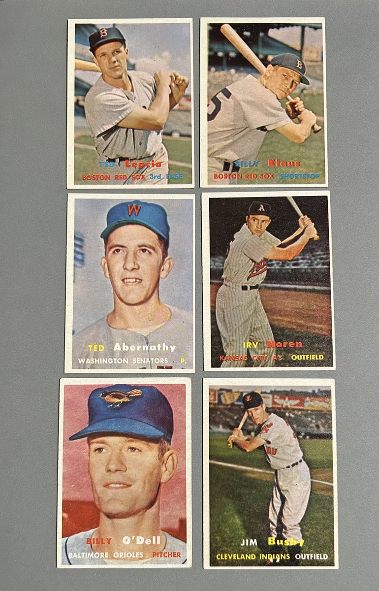 sportsguy_TO's tweet photo. Mail day. Added some sweet '57s thanks to a great deal with @PhilliesCards1. Sitting at 84% with 65 cards to go. #57Topps #VintageCards #Setbuilding https://t.co/AQDgIC8Vpb