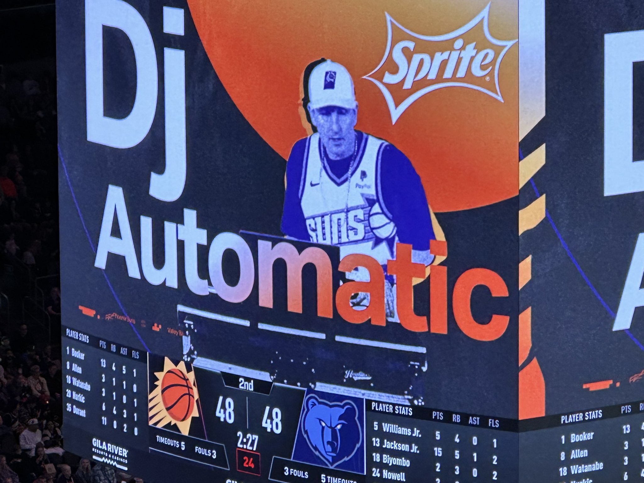 DJ Automatic gets players and fans jamming at Suns games - Axios Phoenix