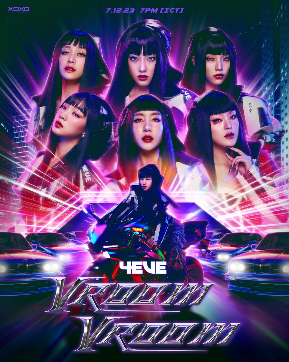 VROOM VROOM - 4EVE | Key Visual Official MV December 7th, 2023 | 7 PM [ICT] 📍YouTube : 4EVE #VroomVroomKeyVisual #4EVE #7December4EVE #XOXOentertainment #TPOP