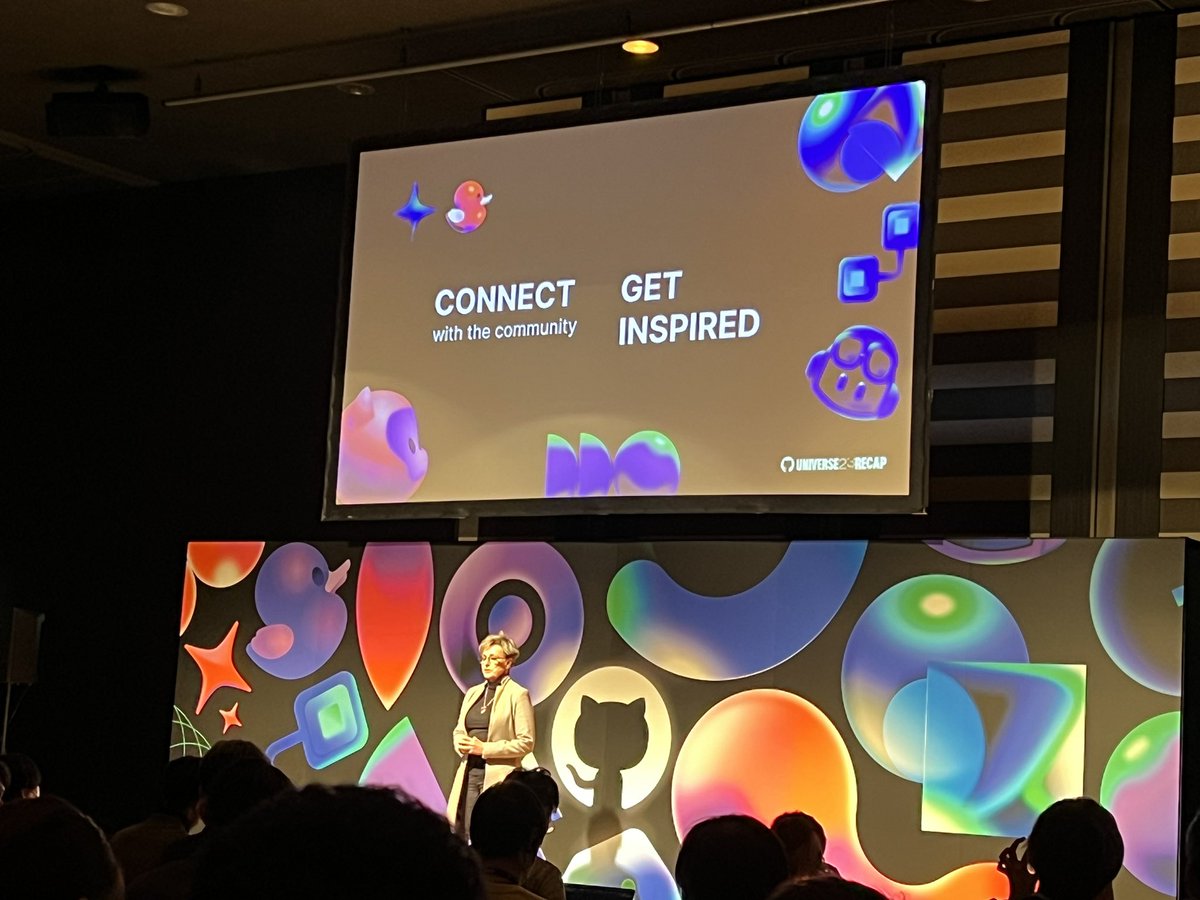 whywaita's tweet image. こんにちは〜 #GitHubUniverse #GitHubUniverseRecap