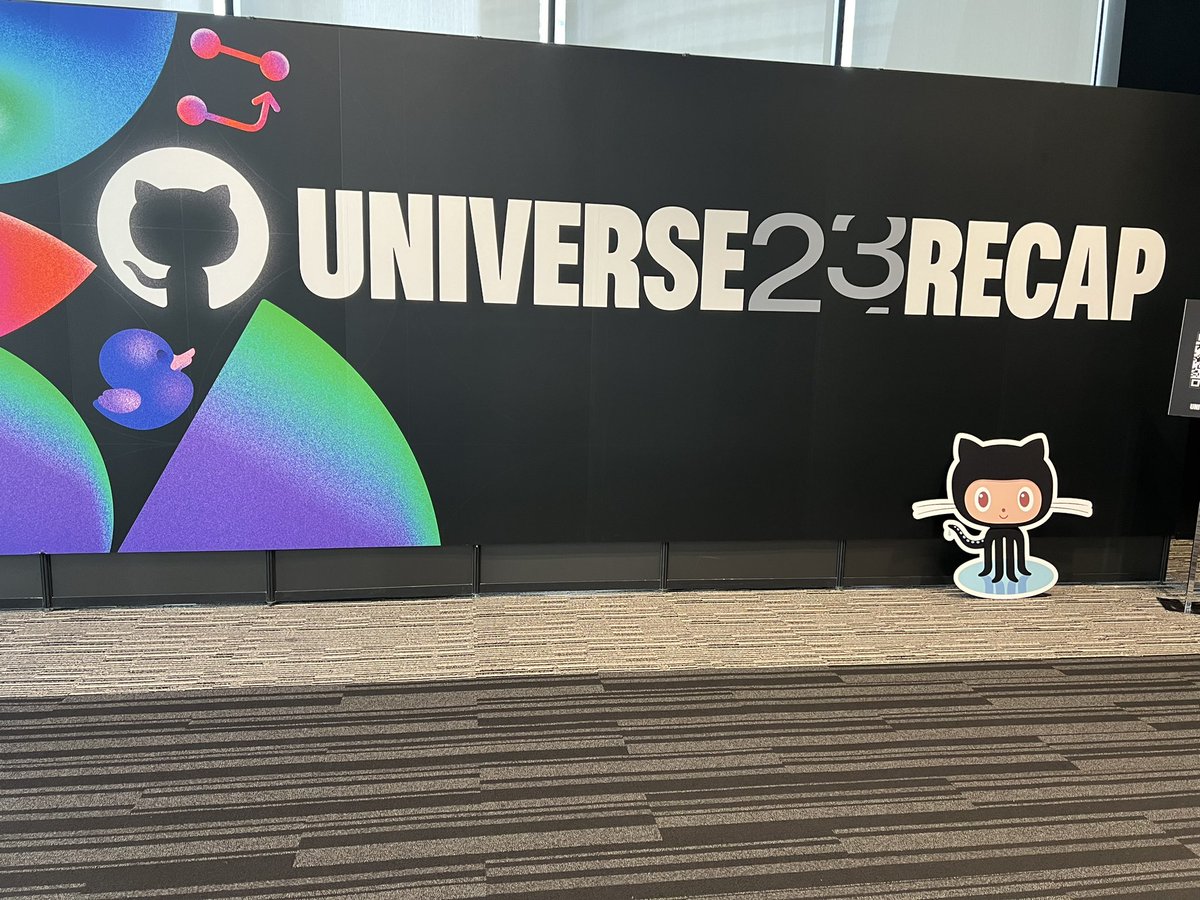 whywaita's tweet image. こんにちは〜 #GitHubUniverse #GitHubUniverseRecap