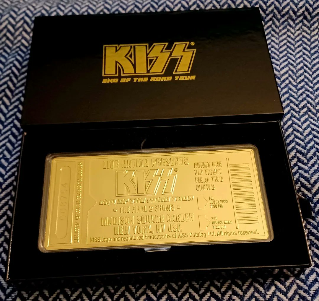 #KISS #KISSEndOfTheRoadTour #GoldenTicket